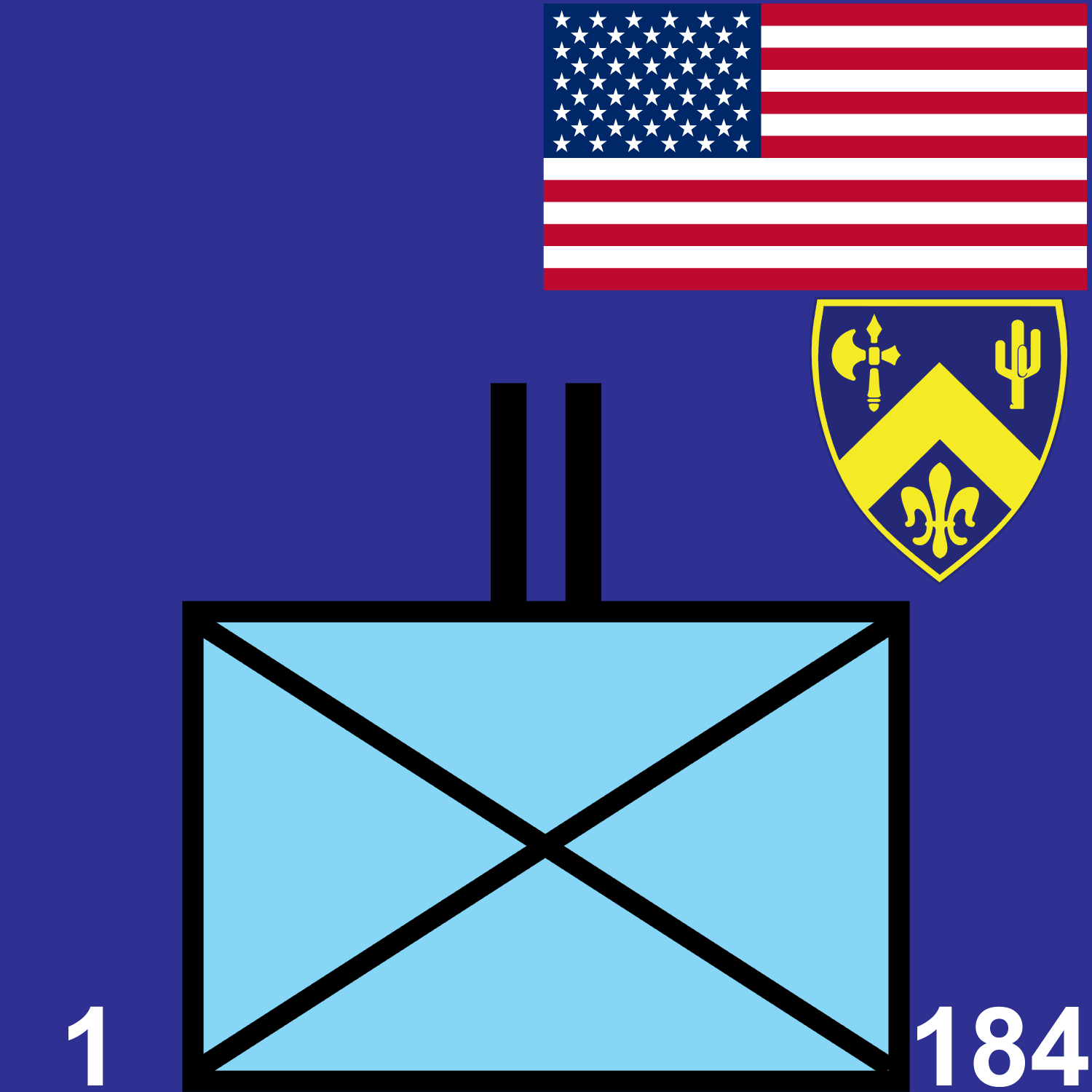 1st Battalion, 184th Infantry Regiment icon